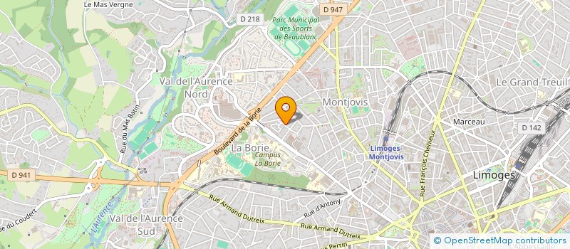 localisation de l'entreprise MADAME MARGAUX BERNERON à LIMOGES