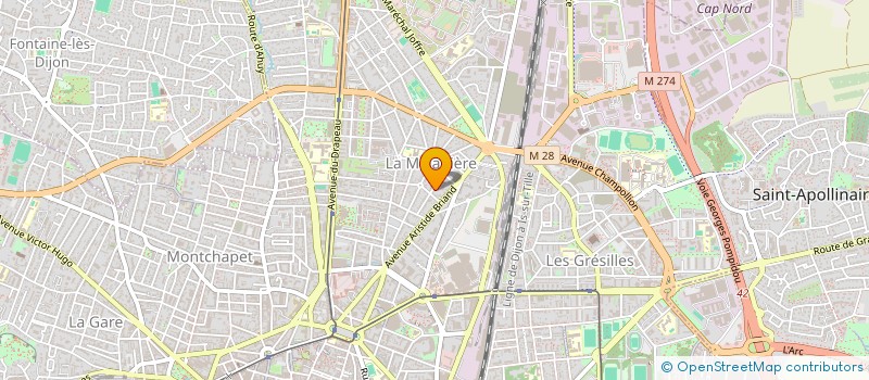 localisation de l'entreprise MADAME MARGAUX BERRARD  DIJON