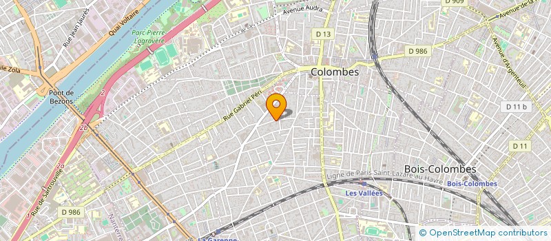 localisation de l'entreprise MADAME MARGAUX BERREBI  COLOMBES