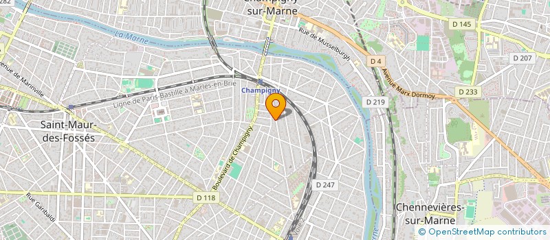 localisation de l'entreprise MADAME MARGAUX BERRIER  SAINT-MAUR-DES-FOSSES