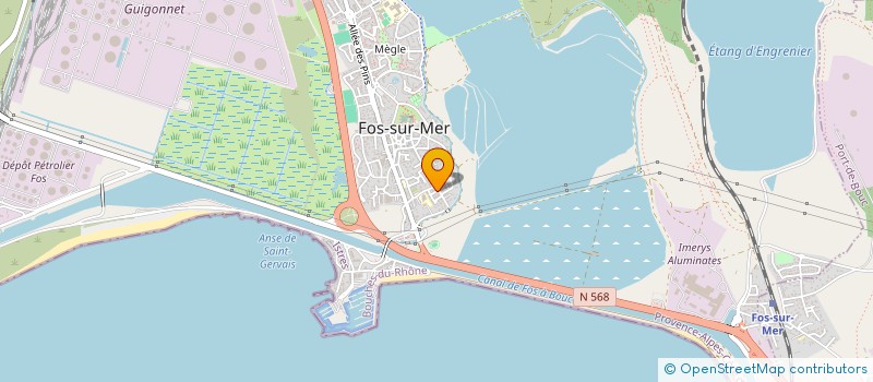 localisation de l'entreprise MADAME MARGAUX BERRY à FOS-SUR-MER