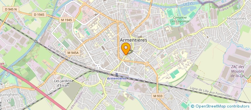 localisation de l'entreprise MADAME MARGAUX BILLET  ARMENTIERES