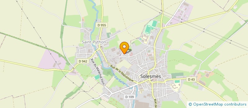 localisation de l'entreprise MADAME MARGAUX BODQUIN  SOLESMES