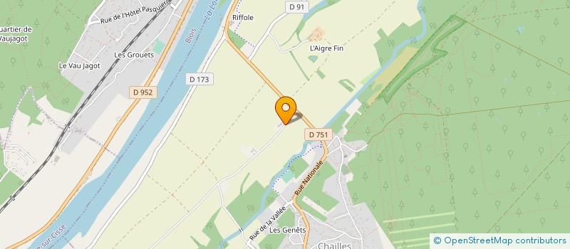 localisation de l'entreprise MADAME MARGAUX BOITARD  CHAILLES