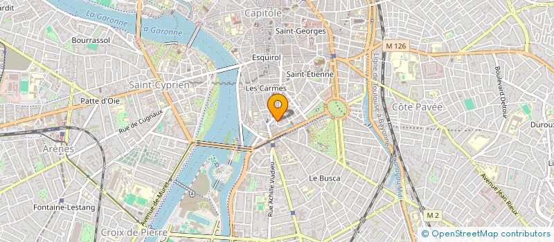 localisation de l'entreprise MADAME MARGAUX BOITEAU  TOULOUSE