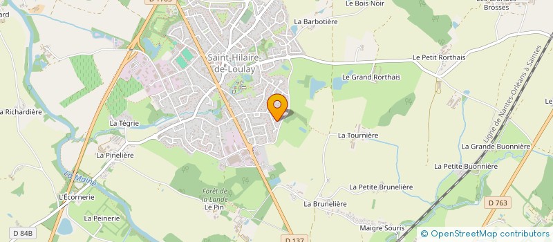 localisation de l'entreprise MADAME MARGAUX BOTTON à MONTAIGU-VENDEE