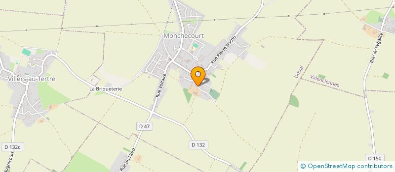 localisation de l'entreprise MADAME MARGAUX BOUCHER à MONCHECOURT
