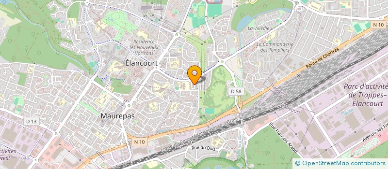 localisation de l'entreprise MADAME MARGAUX BOUETARD  ELANCOURT