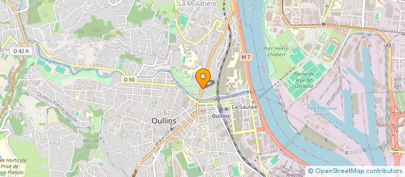 localisation de l'entreprise MADAME MARGAUX BOULANT  SAINT-GENIS-LAVAL