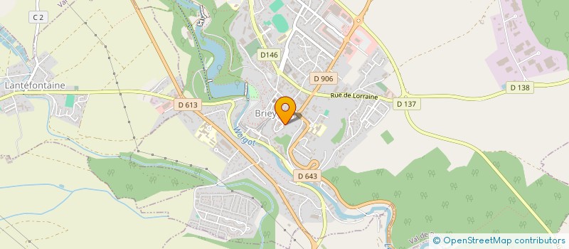 localisation de l'entreprise MADAME MARGAUX BOURHOVEN  VAL DE BRIEY