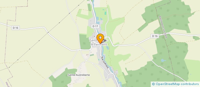 localisation de l'entreprise MADAME MARGAUX BROSSET  SAINT-DENIS-LE-FERMENT