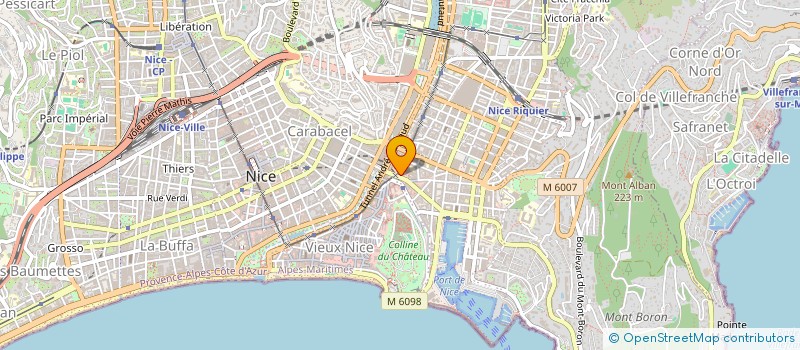 localisation de l'entreprise MADAME MARGAUX BRUYERES à NICE