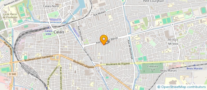 localisation de l'entreprise MADAME MARGAUX BUELENS  CALAIS