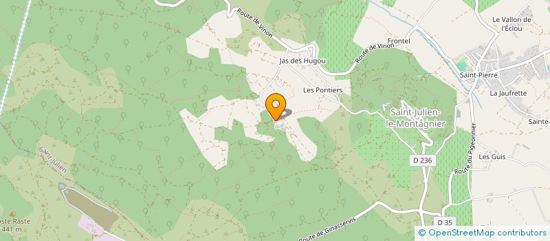 localisation de l'entreprise MADAME MARGAUX CAPOLINO  SAINT-JULIEN