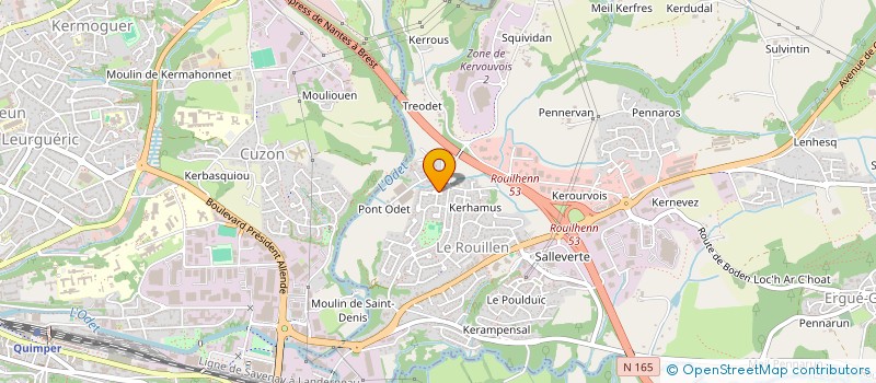 localisation de l'entreprise MADAME MARGAUX CAPP  ERGUE-GABERIC