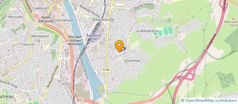 localisation de l'entreprise MADAME MARGAUX CARPENTIER à BOULOGNE-SUR-MER
