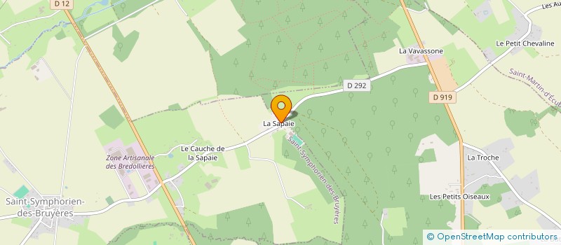 localisation de l'entreprise MADAME MARGAUX CASSOU à SAINT-SYMPHORIEN-DES-BRUYERES