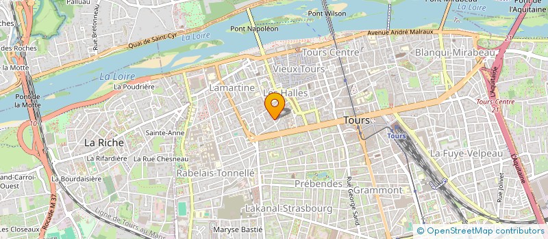 localisation de l'entreprise MADAME MARGAUX CHABBERT  TOURS