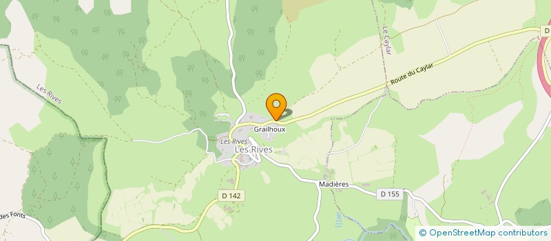 localisation de l'entreprise MADAME MARGAUX CHABRIER  LES RIVES