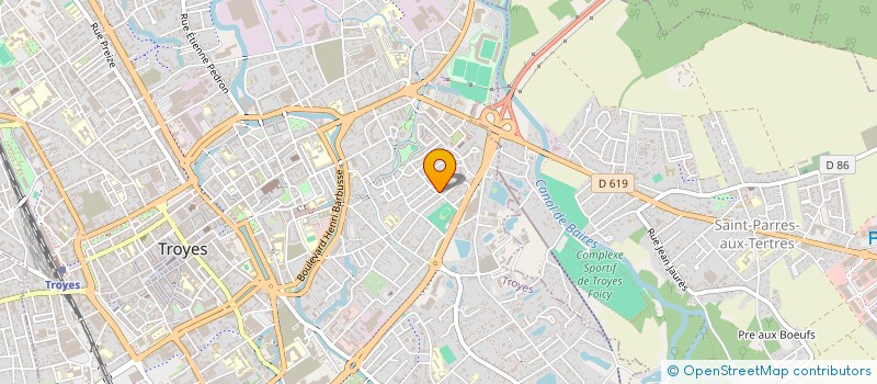 localisation de l'entreprise MADAME MARGAUX CHAMEROIS  TROYES