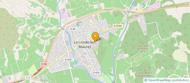 localisation de l'entreprise MADAME MARGAUX CHAPEY  LA LONDE-LES-MAURES