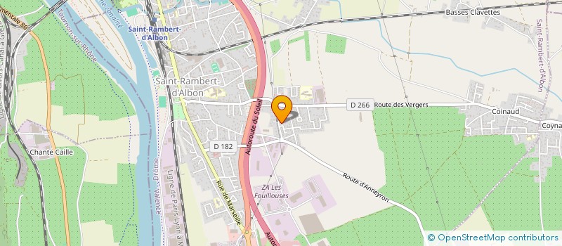 localisation de l'entreprise MADAME MARGAUX CHAPUS  SAINT-RAMBERT-D'ALBON