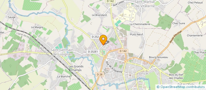 localisation de l'entreprise MADAME MARGAUX CHARLES  JONZAC