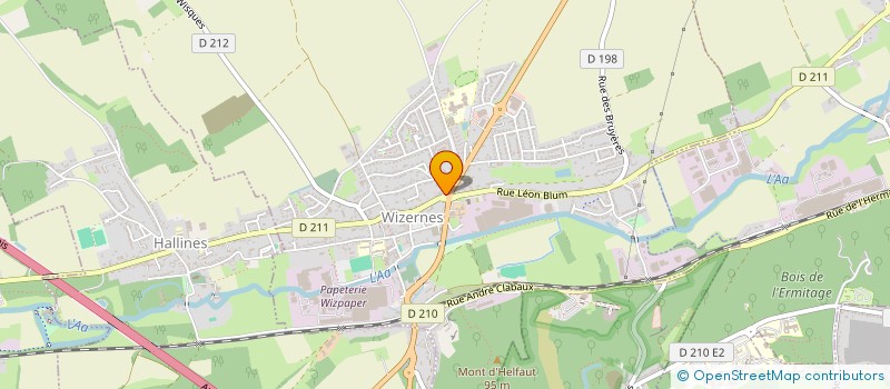 localisation de l'entreprise MADAME MARGAUX CHARLEYS  WIZERNES