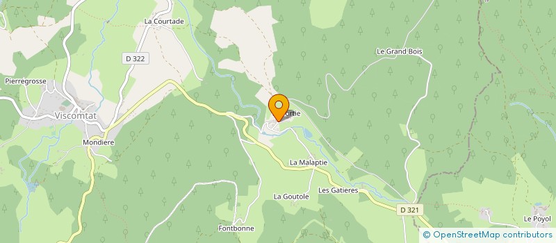 localisation de l'entreprise MADAME MARGAUX CHASTENET  VISCOMTAT