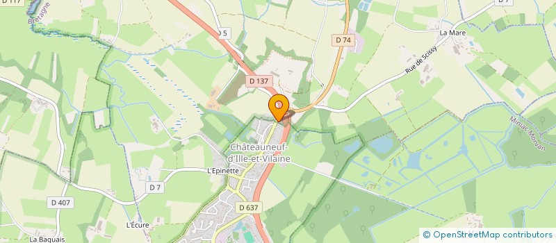 localisation de l'entreprise MADAME MARGAUX CHATRIAN  SAINT-PERE-MARC-EN-POULET