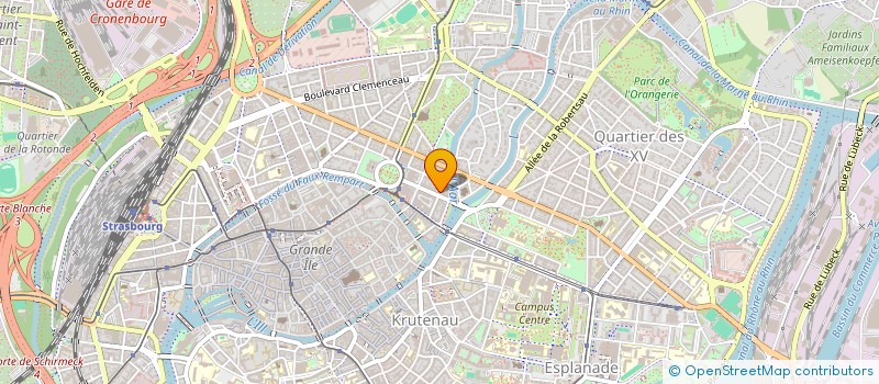 localisation de l'entreprise MADAME MARGAUX CLAUDEL à STRASBOURG