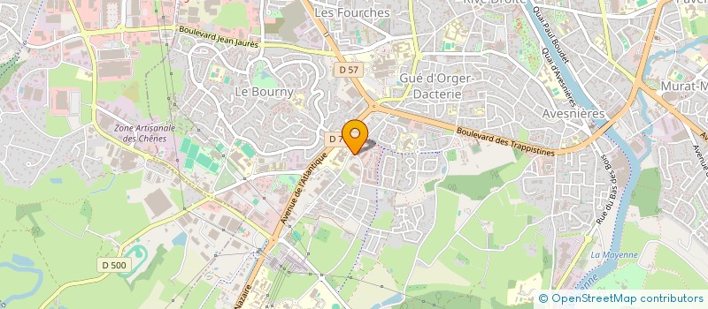 localisation de l'entreprise MADAME MARGAUX COATEVAL à LAVAL