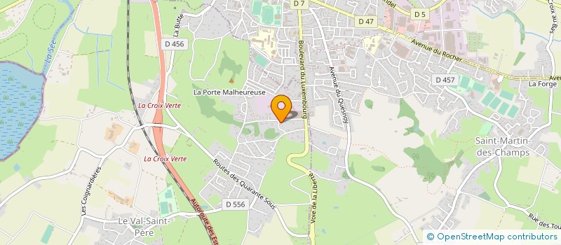 localisation de l'entreprise MADAME MARGAUX CORNEE  LE VAL-SAINT-PERE