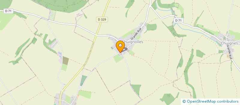 localisation de l'entreprise MADAME MARGAUX COSSART  CHUIGNOLLES