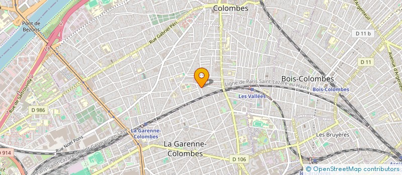 localisation de l'entreprise MADAME MARGAUX COUBLE à COLOMBES