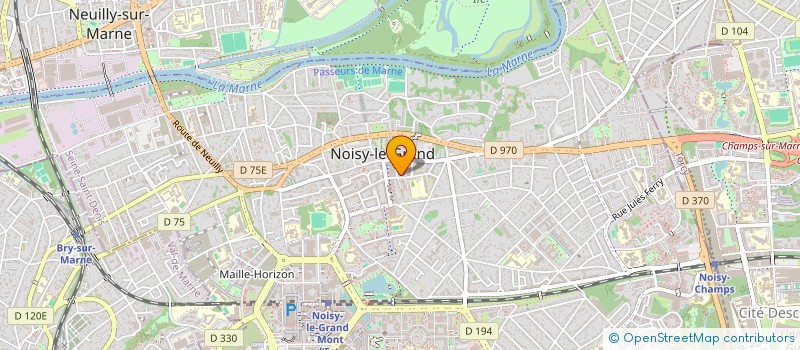 localisation de l'entreprise MADAME MARGAUX COURAGEUX  NOISY-LE-GRAND