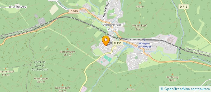 localisation de l'entreprise MADAME MARGAUX CRINON  WINGEN-SUR-MODER