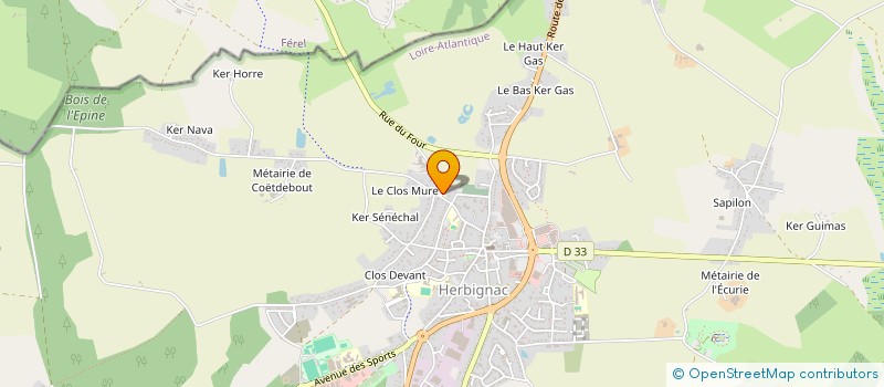 localisation de l'entreprise MADAME MARGAUX CRUSSON à HERBIGNAC