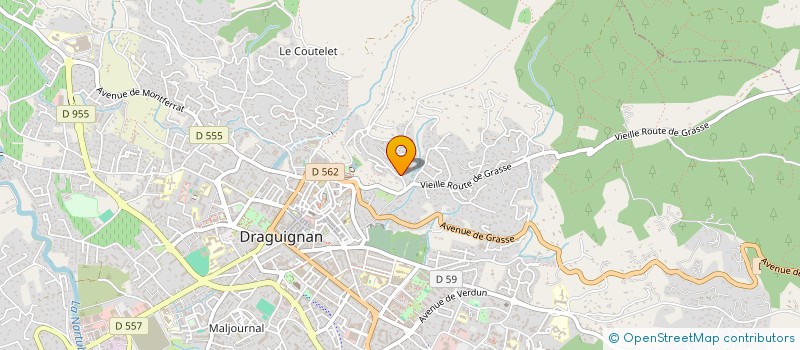 localisation de l'entreprise MADAME MARGAUX DAGOUBERT  DRAGUIGNAN