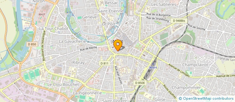 localisation de l'entreprise MADAME MARGAUX DANIEL à NIORT