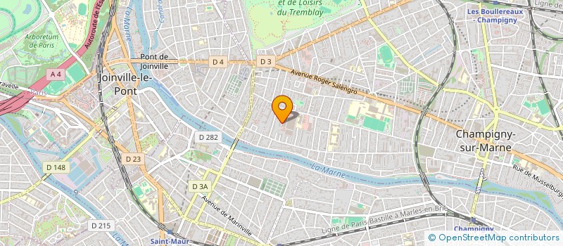 localisation de l'entreprise MADAME MARGAUX DE ARAUJO à CHAMPIGNY-SUR-MARNE