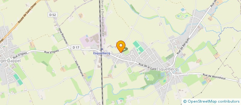 localisation de l'entreprise MADAME MARGAUX DEBAVELAERE  ESQUELBECQ