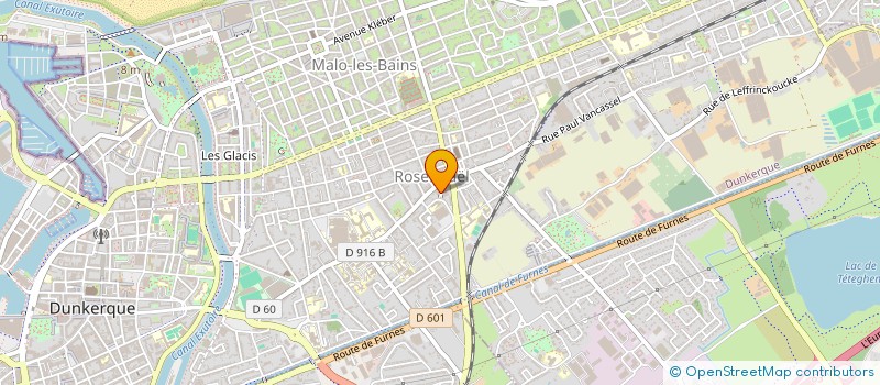 localisation de l'entreprise MADAME MARGAUX DEBROUCKER à DUNKERQUE