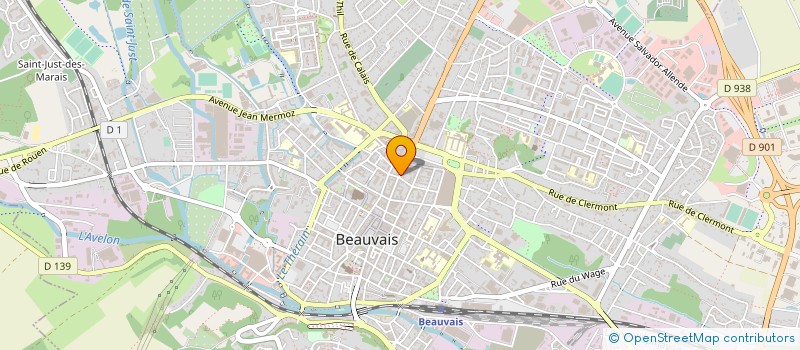 localisation de l'entreprise MADAME MARGAUX DEBRUYNE  BEAUVAIS