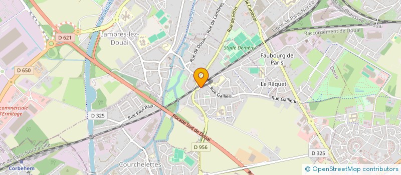 localisation de l'entreprise MADAME MARGAUX DECRETON  LAMBRES-LEZ-DOUAI