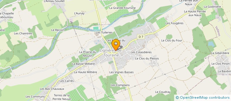 localisation de l'entreprise MADAME MARGAUX DELAINE à LIGNIERES-DE-TOURAINE