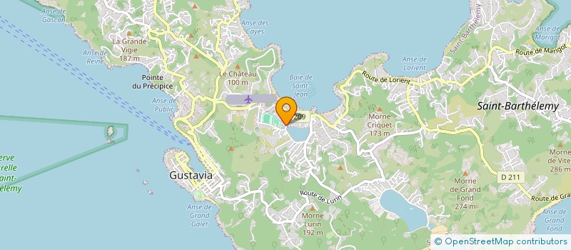 localisation de l'entreprise MADAME MARGAUX DELMAS à SAINT-BARTHELEMY