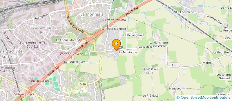 localisation de l'entreprise MADAME MARGAUX DEMAY  CESSON-SEVIGNE