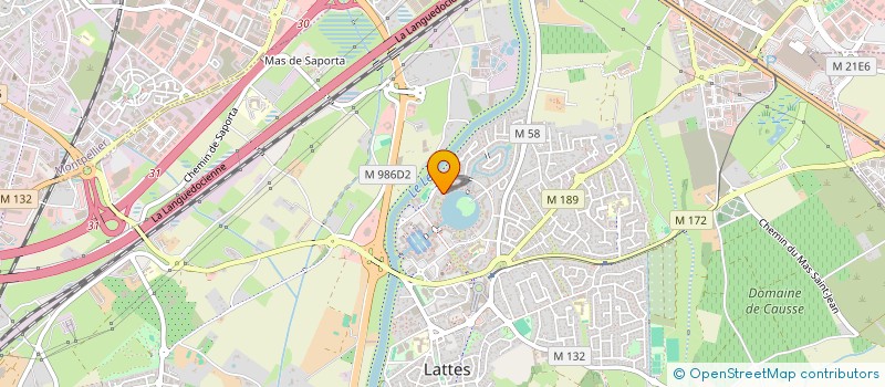 localisation de l'entreprise MADAME MARGAUX DERMU à LATTES