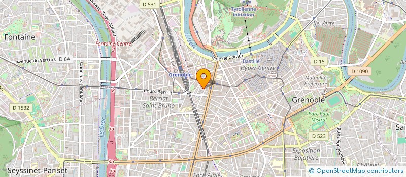 localisation de l'entreprise MADAME MARGAUX DONZEL  GRENOBLE